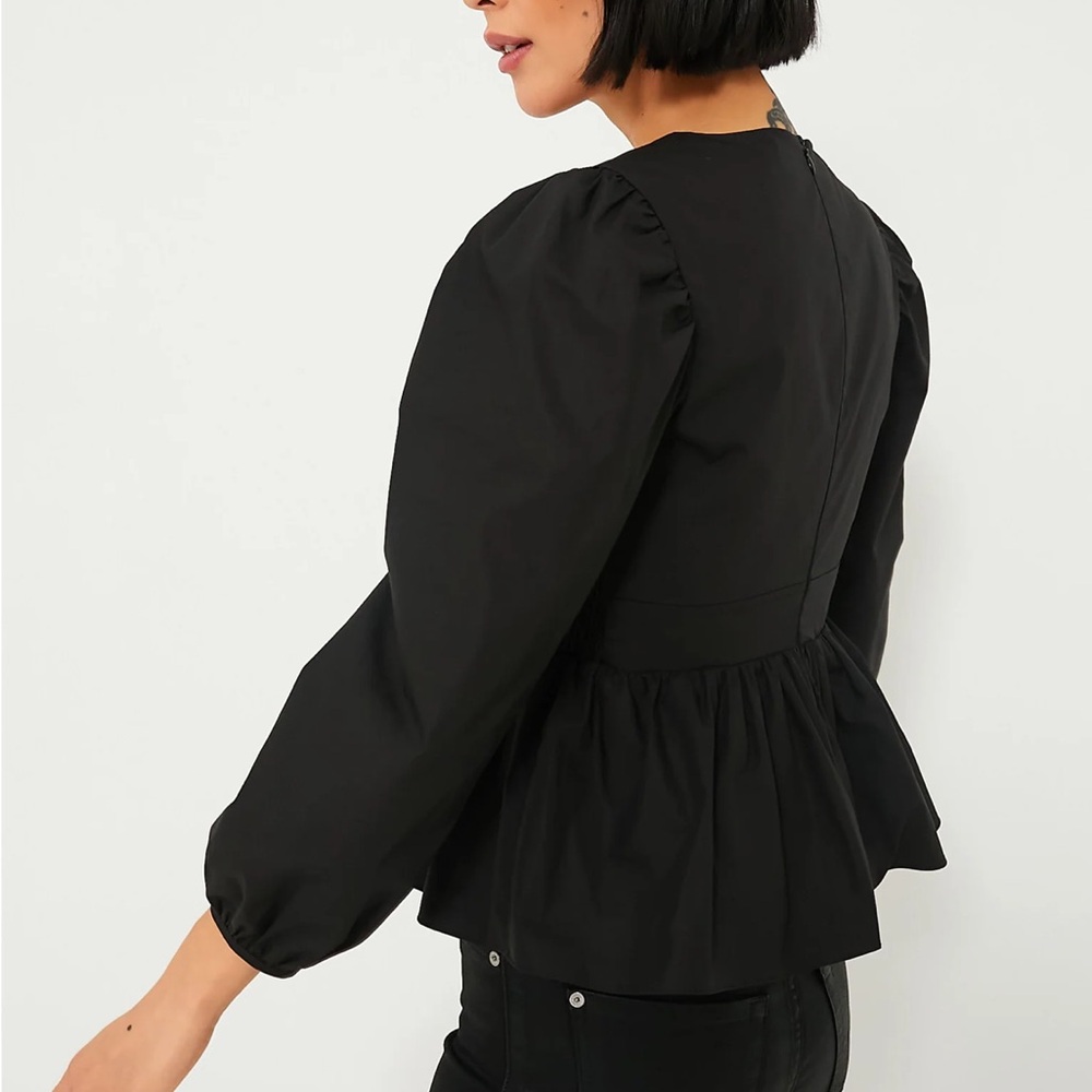 HYACINTH HOUSE Black Puff Sleeve Elaina Blouse - Picture 3 of 11